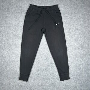 Nike‎ Sweatpants Mens Size xs Black Fleece Jogger Sportswear Swoosh Logo